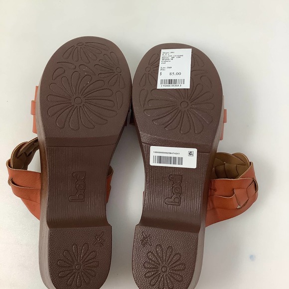 b.o.c. Jillian Faux Leather Braided Comfort Slide Sandals Size 10 New in Box - Picture 6 of 6